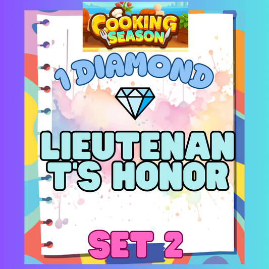 LIEUTENANT'S HONOR - 1⭐ Set 2 - Carnival Tycoon Sticker
