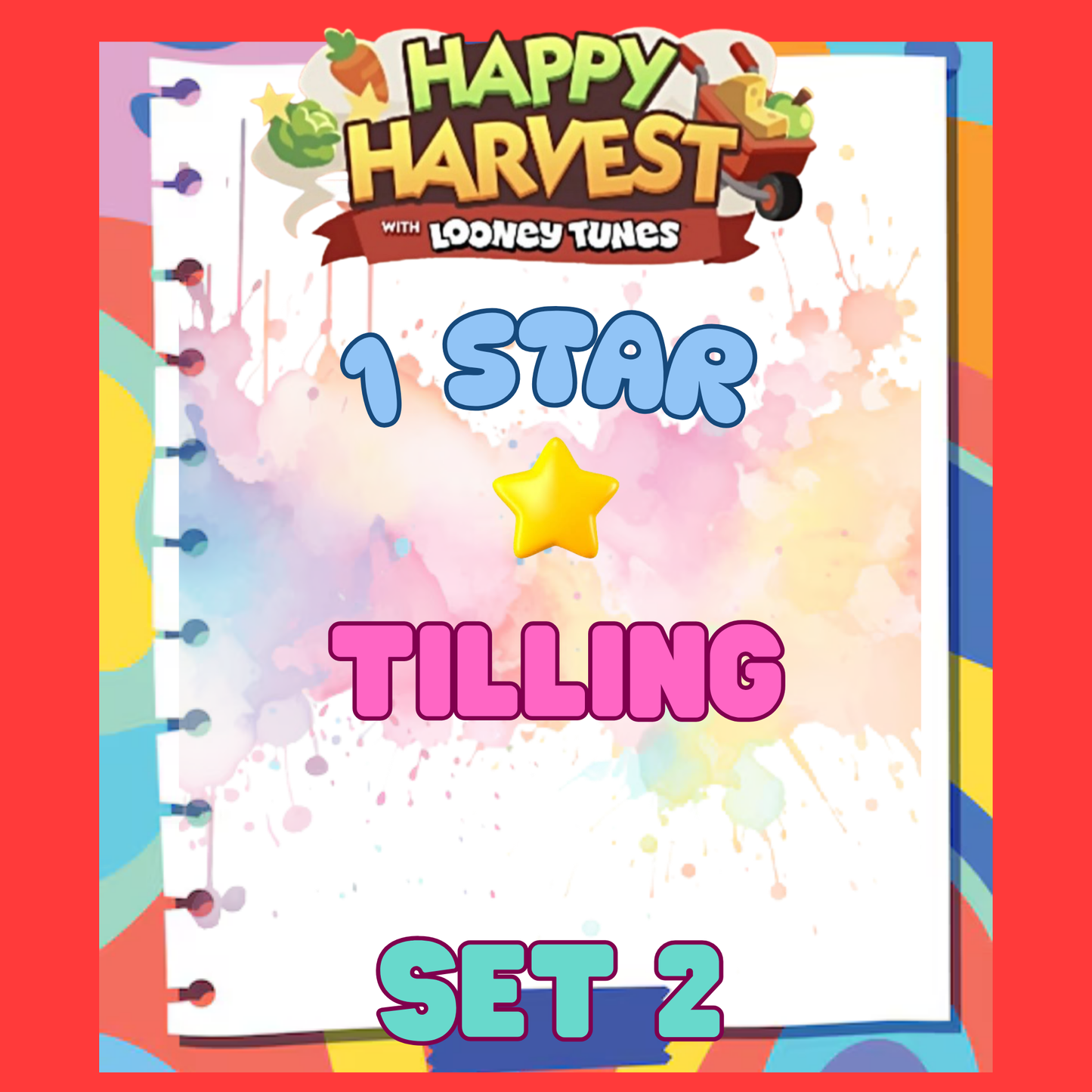 TILLING - 1🌟 Set 2 - Monopoly Go Sticker
