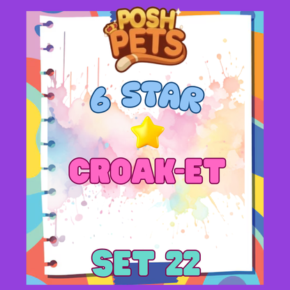 CROAK-ET - 6🌟 Set 22 - Monopoly Go Sticker