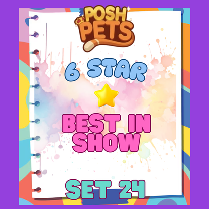 BEST IN SHOW - 6🌟 Set 24 - Monopoly Go Sticker