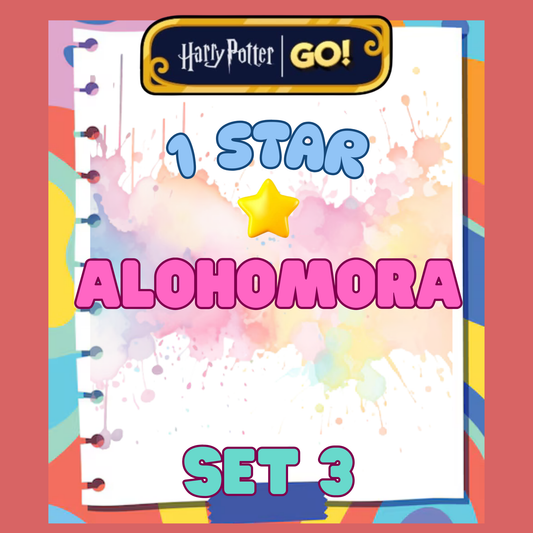 ALOHOMORA - 1🌟 Set 3 - Monopoly Go Sticker
