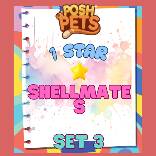 SHELLMATES - 1🌟 Set 3 - Monopoly Go Sticker