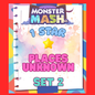 PLACES UNKNOWN - 1🌟 Set 2 - Monopoly Go Sticker