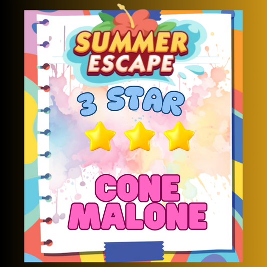 CONE MALONE - 3🌟 Set 11 - Monopoly Go Sticker