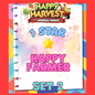 HAPPY FARMER - 1🌟 Set 2 - Monopoly Go Sticker