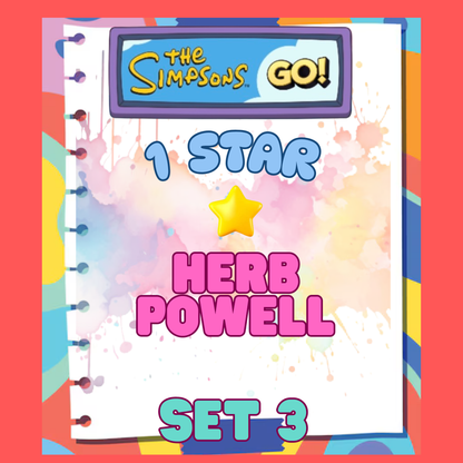 HERB POWELL - 1🌟 Set 3 - Monopoly Go Sticker