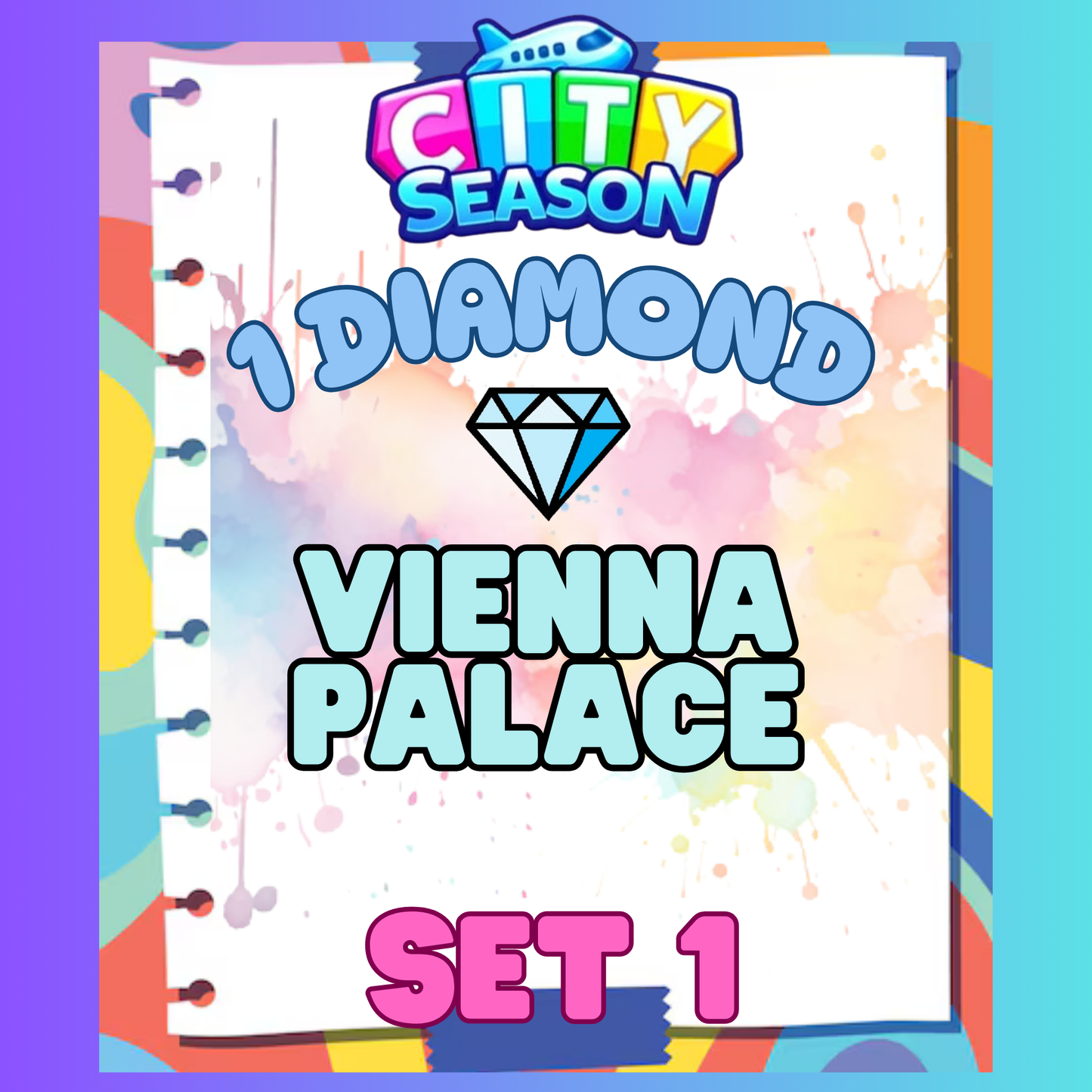VIENNA PALACE - 1⭐ Set 1 - Carnival Tycoon Sticker