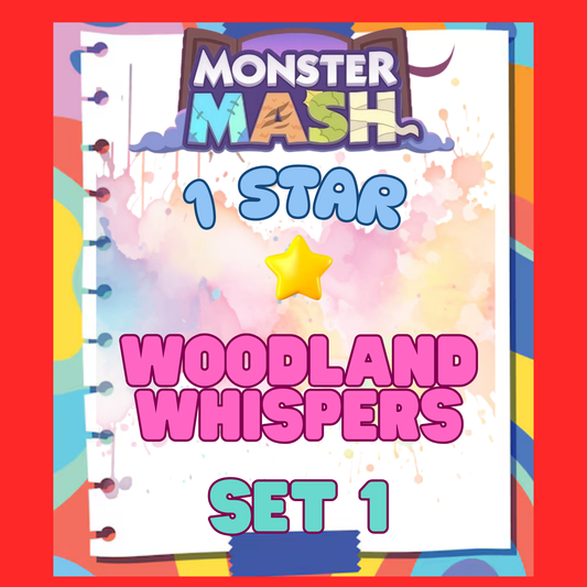 WOODLAND WHISPERS - 1🌟 Set 1 - Monopoly Go Sticker
