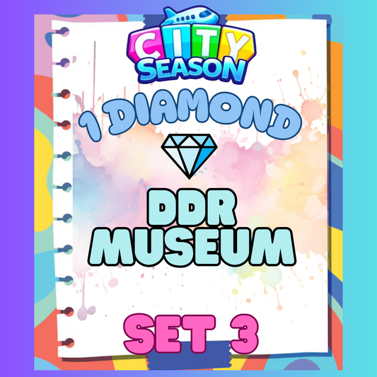 DDR MUSEUM - 1⭐ Set 3 - Carnival Tycoon Sticker