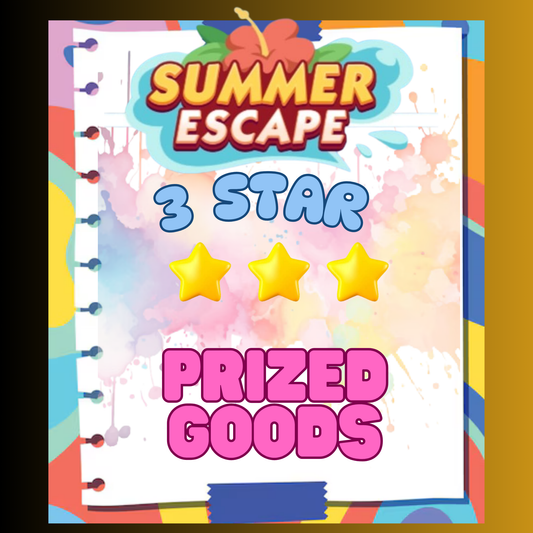 PRIZED GOODS - 3🌟 Set 12 - Monopoly Go Sticker