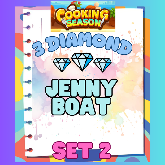 JENNY BOAT - 3⭐ Set 2 - Carnival Tycoon Sticker