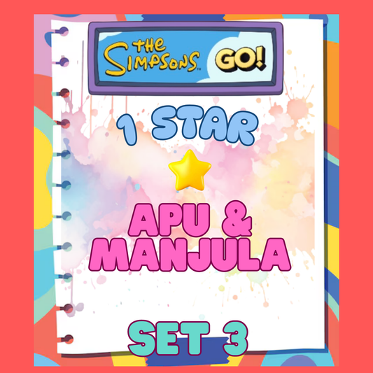 APU & MANJULA - 1🌟 Set 3 - Monopoly Go Sticker