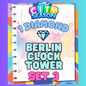 BERLIN CLOCK TOWER - 1⭐ Set 3 - Carnival Tycoon Sticker