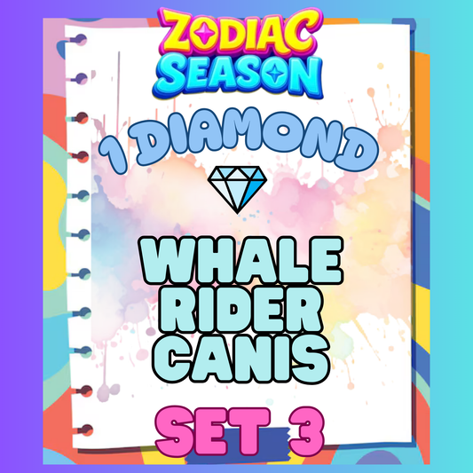 WHALE RIDER CANIS - 1⭐ Set 3 - Carnival Tycoon Sticker