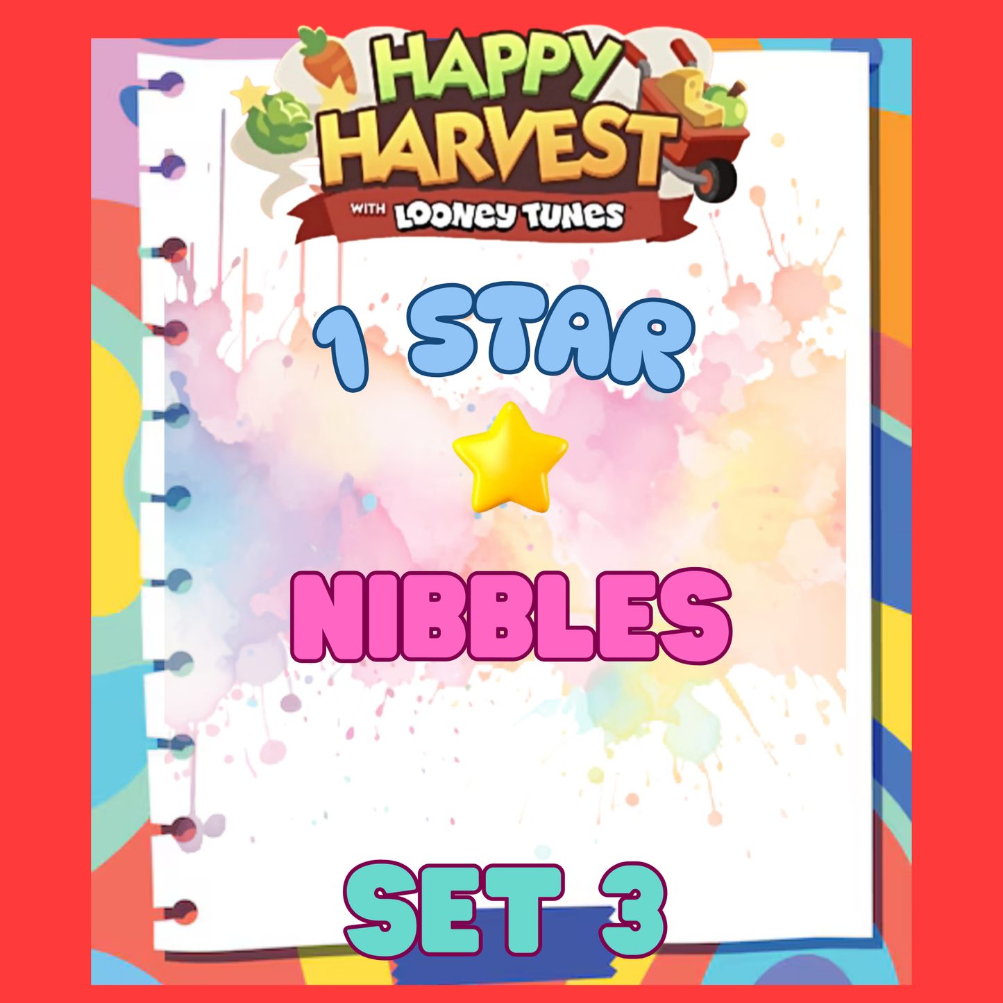 NIBBLES - 1🌟 Set 3 - Monopoly Go Sticker