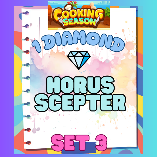 HORUS SCEPTER - 1⭐ Set 3 - Carnival Tycoon Sticker