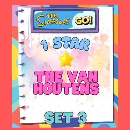 THE VAN HOUTENS - 1🌟 Set 3 - Monopoly Go Sticker