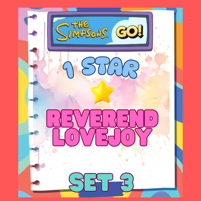 REVEREND LOVEJOY - 1🌟 Set 3 - Monopoly Go Sticker