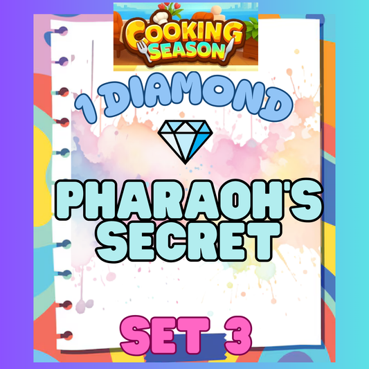 PHARAOH'S SECRET - 1⭐ Set 3 - Carnival Tycoon Sticker