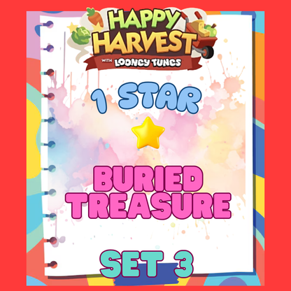 BURIED TREASURE - 1🌟 Set 3 - Monopoly Go Sticker