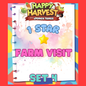 FARM VISIT - 1🌟 Set 4 - Monopoly Go Sticker
