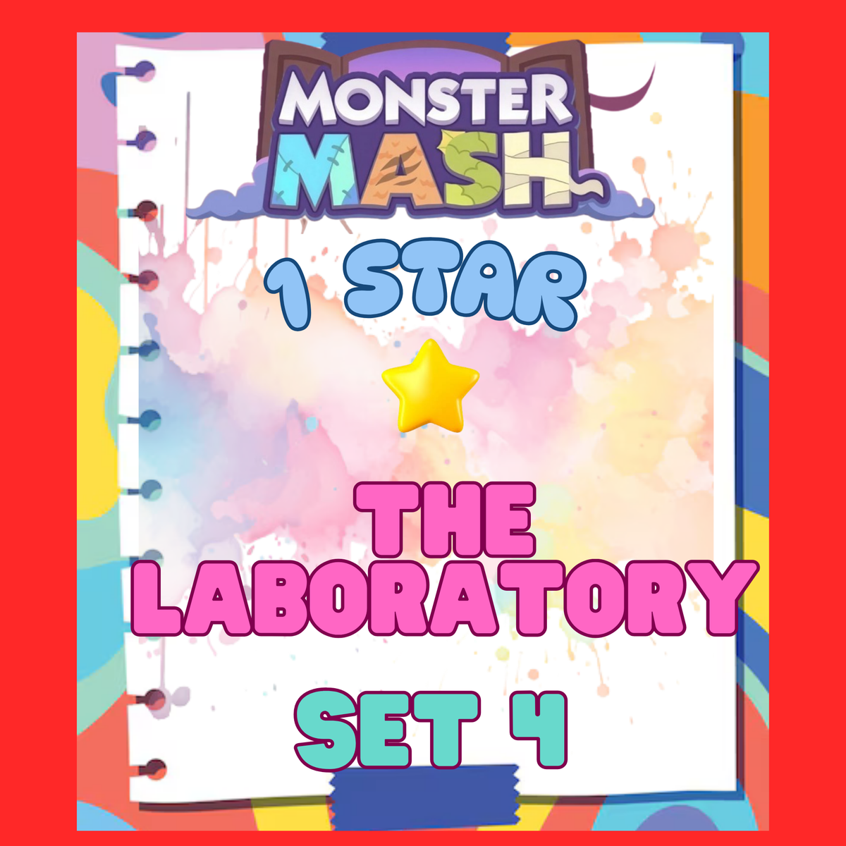 THE LABORATORY - 1🌟 Set 4 - Monopoly Go Sticker