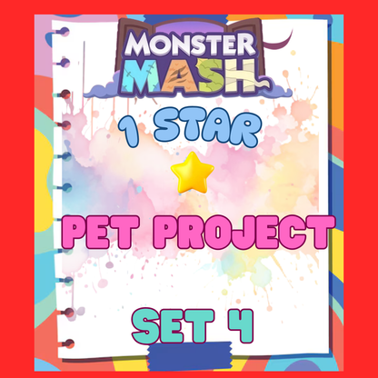 PET PROJECT - 1🌟 Set 4 - Monopoly Go Sticker
