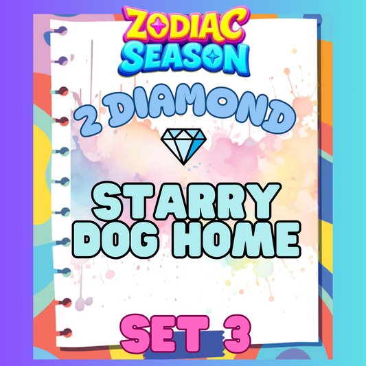 STARRY DOG HOME - 2⭐ Set 3 - Carnival Tycoon Sticker