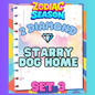 STARRY DOG HOME - 2⭐ Set 3 - Carnival Tycoon Sticker