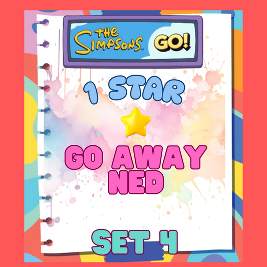 GO AWAY NED - 1🌟 Set 4 - Monopoly Go Sticker