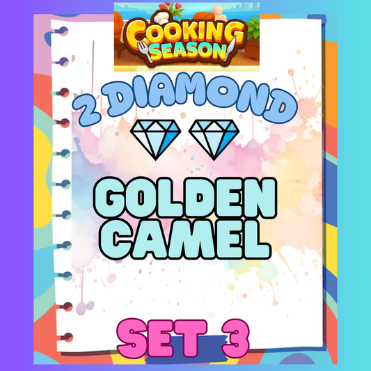 GOLDEN CAMEL - 2⭐ Set 3 - Carnival Tycoon Sticker