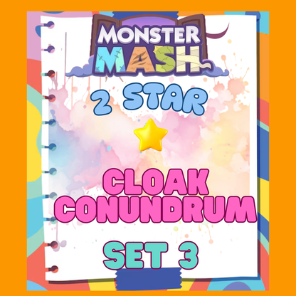 CLOAK CONUNDRUM - 2🌟 Set 3 - Monopoly Go Sticker