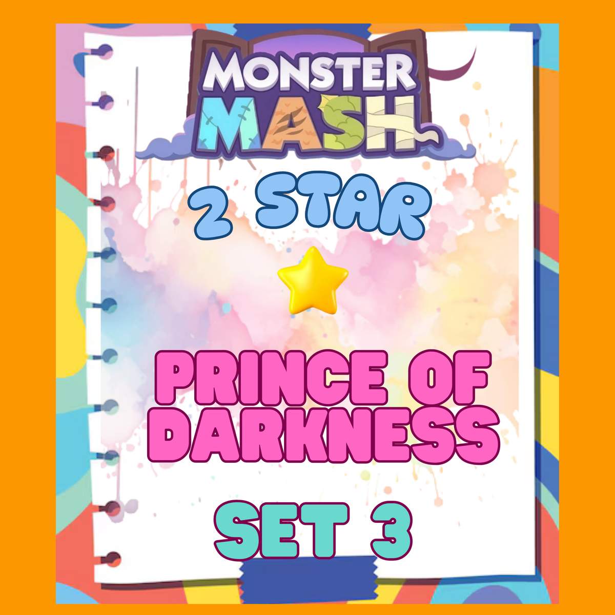 PRINCE OF DARKNESS - 2🌟 Set 3 - Monopoly Go Sticker