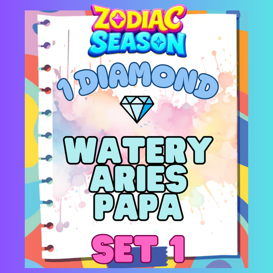 WATERY ARIES PAPA - 1⭐ Set 1 - Carnival Tycoon Sticker
