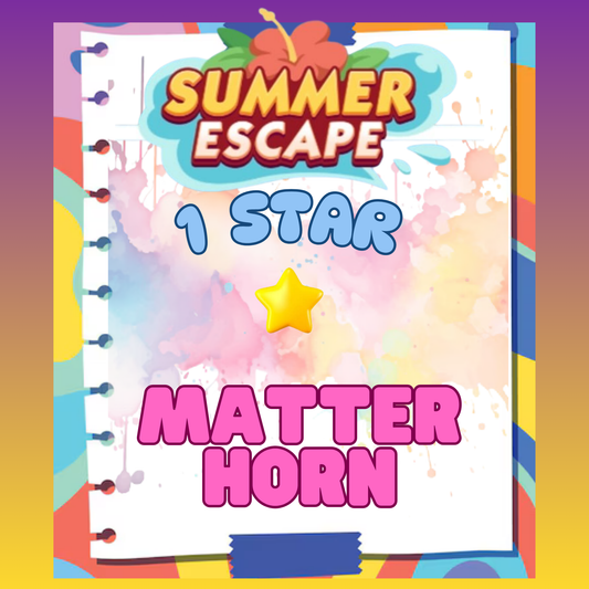 MATTERHORN - 1🌟 Set 1 - Monopoly Go Sticker