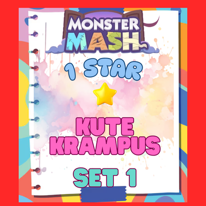KUTE KRAMPUS - 1🌟 Set 1 - Monopoly Go Sticker