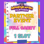 1x Slot Partners Event   ✓ 1 Slot ✓ Full Carry – 80000 Points ✓ Up to 24-48hour delivery time ✓ Make sure you have a slot available before purchase