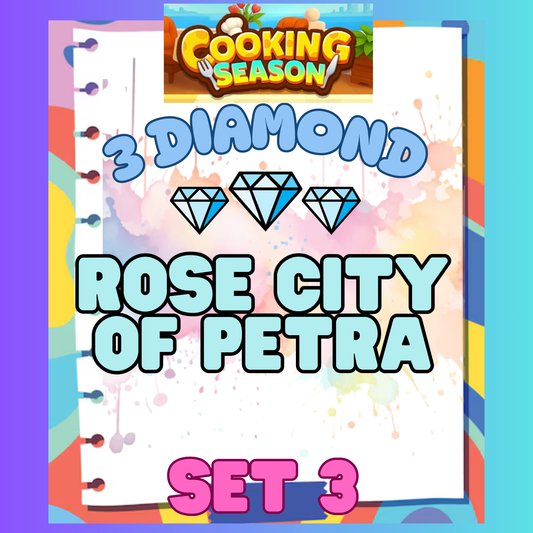 ROSE CITY OF PETRA - 3⭐ Set 3 - Carnival Tycoon Sticker