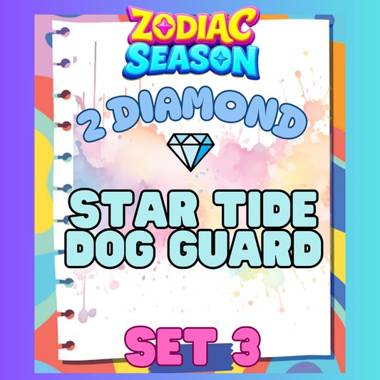 STAR TIDE DOG GUARD - 2⭐ Set 3 - Carnival Tycoon Sticker
