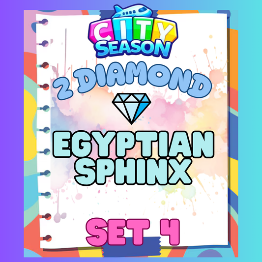 EGYPTIAN SPHINX - 2⭐ Set 4 - Carnival Tycoon Sticker