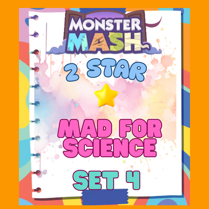 MAD FOR SCIENCE - 2🌟 Set 4 - Monopoly Go Sticker