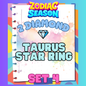 TAURUS STAR RING - 2⭐ Set 4 - Carnival Tycoon Sticker