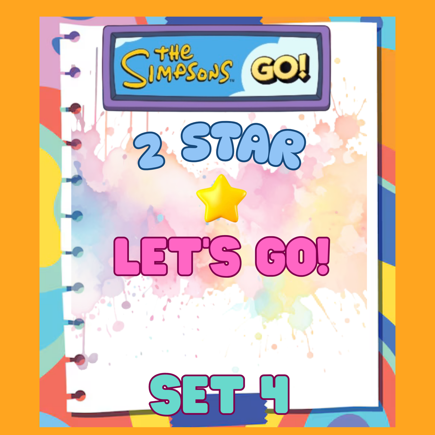LET'S GO! - 2🌟 Set 4 - Monopoly Go Sticker