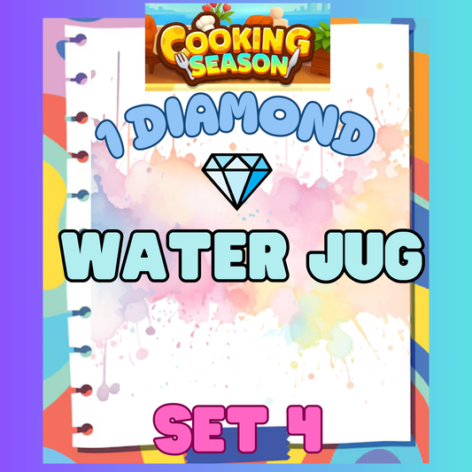 WATER JUG - 1⭐ Set 4 - Carnival Tycoon Sticker