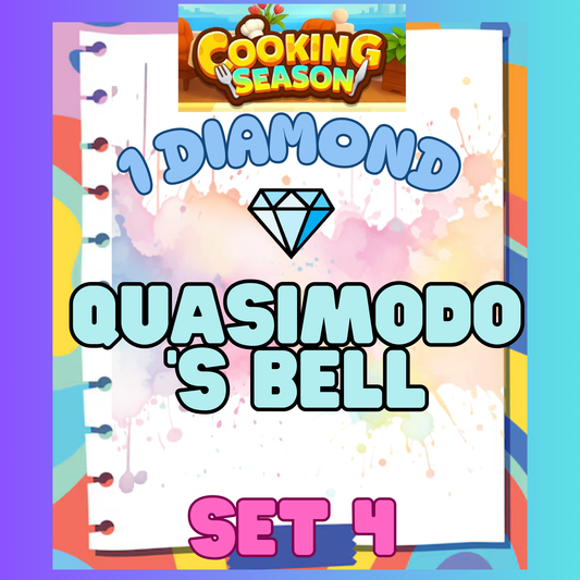 QUASIMODO'S BELL - 1⭐ Set 4 - Carnival Tycoon Sticker