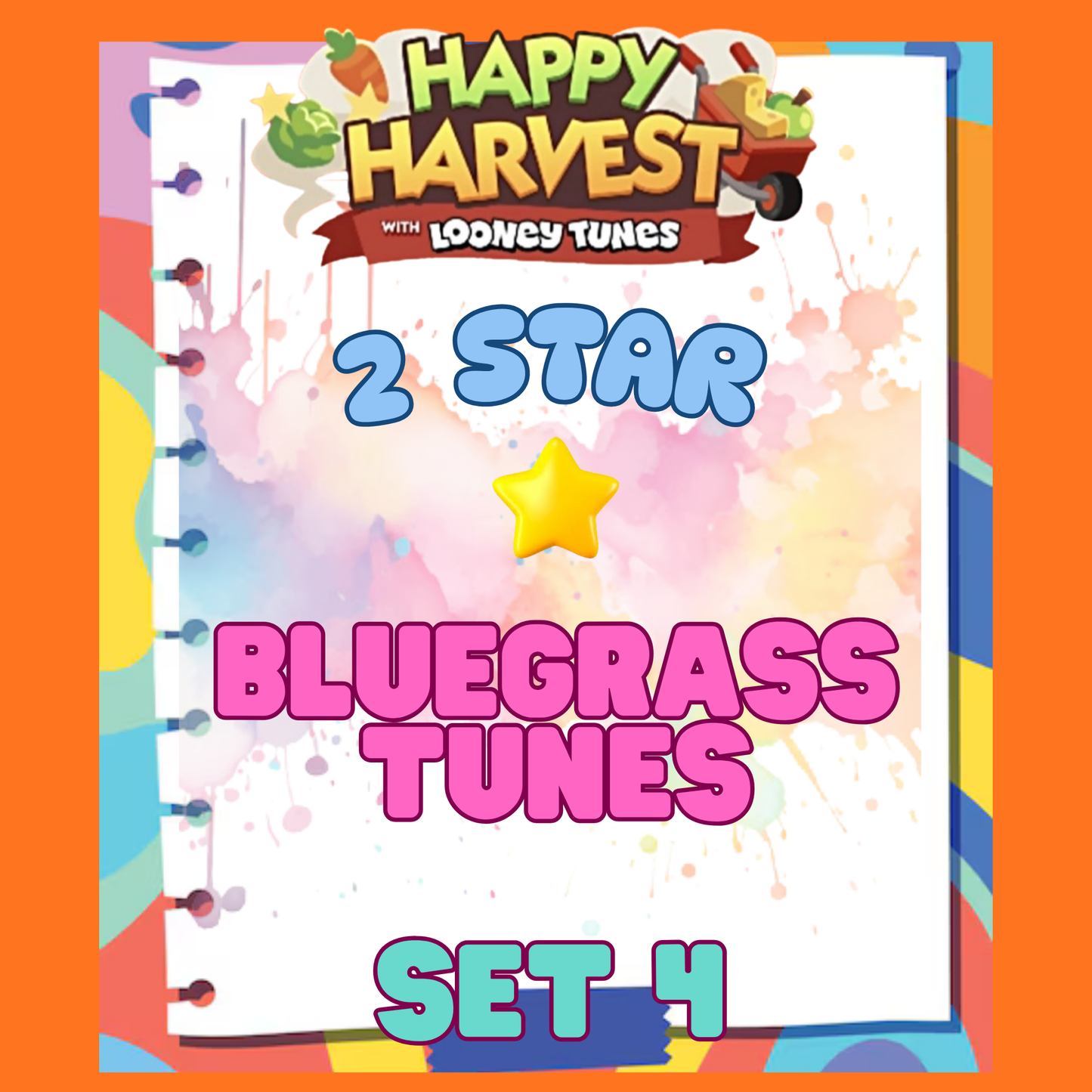 BLUEGRASS TUNES - 2🌟 Set 4 - Monopoly Go Sticker