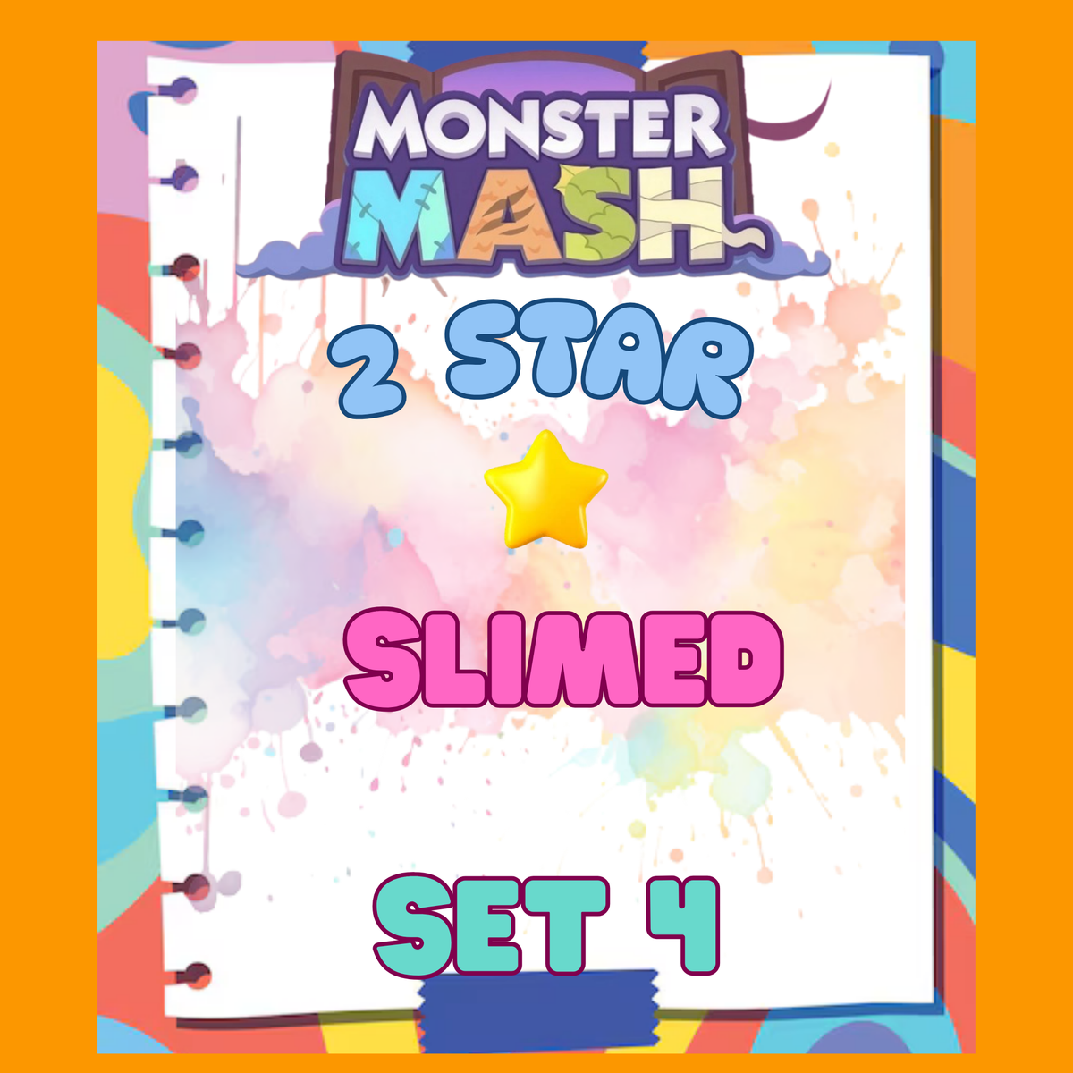 SLIMED - 2🌟 Set 4 - Monopoly Go Sticker