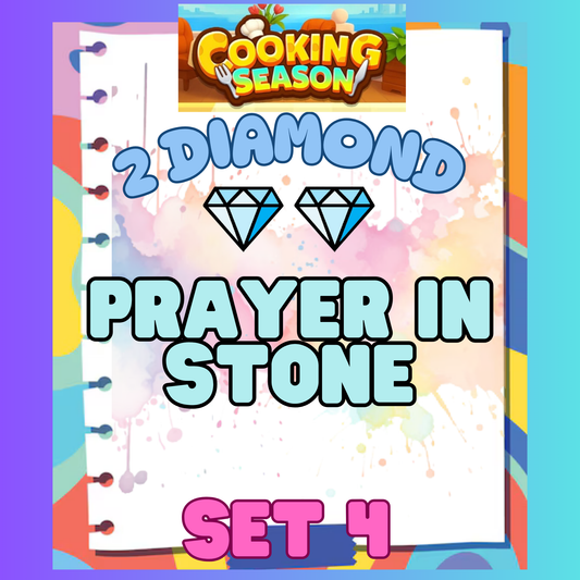 PRAYER IN STONE - 2⭐ Set 4 - Carnival Tycoon Sticker
