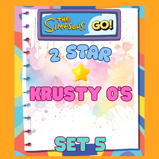 KRUSTY O'S - 2🌟 Set 5 - Monopoly Go Sticker