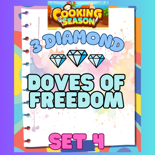 DOVES OF FREEDOM - 3⭐ Set 4 - Carnival Tycoon Sticker